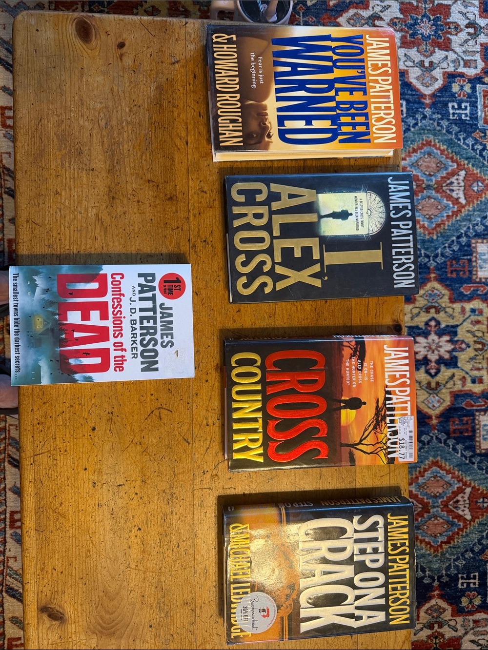 Hardcover Book Set James Patterson. Buy one or all.
